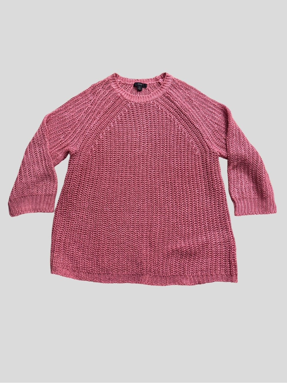 J. Crew Relaxed Fit Linen Beach Sweater Knit Pint